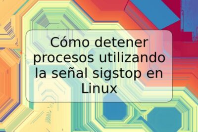 Cómo detener procesos utilizando la señal sigstop en Linux