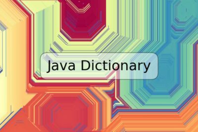 Java Dictionary