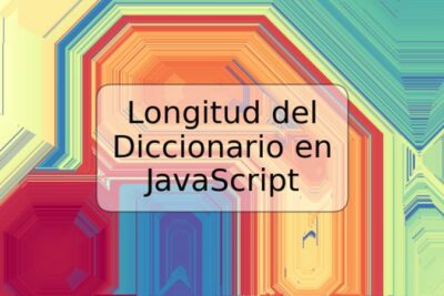 Longitud del Diccionario en JavaScript