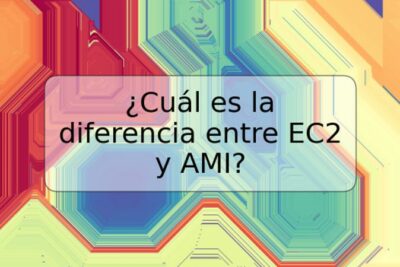¿Cuál es la diferencia entre EC2 y AMI?