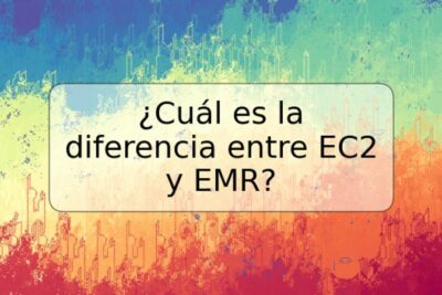 ¿Cuál es la diferencia entre EC2 y EMR?
