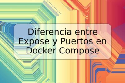 Diferencia entre Expose y Puertos en Docker Compose