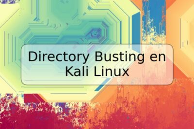 Directory Busting en Kali Linux