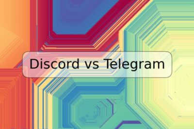 Discord vs Telegram