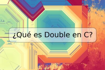 ¿Qué es Double en C?