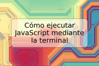 Cómo ejecutar JavaScript mediante la terminal