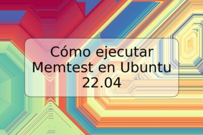 Cómo ejecutar Memtest en Ubuntu 22.04