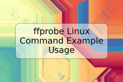 ffprobe Linux Command Example Usage