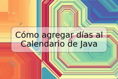 Cómo agregar días al Calendario de Java
