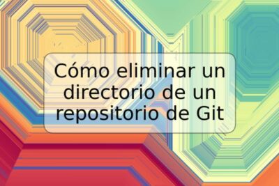 Cómo eliminar un directorio de un repositorio de Git