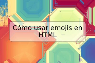 Cómo usar emojis en HTML