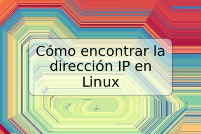 Cómo encontrar la dirección IP en Linux