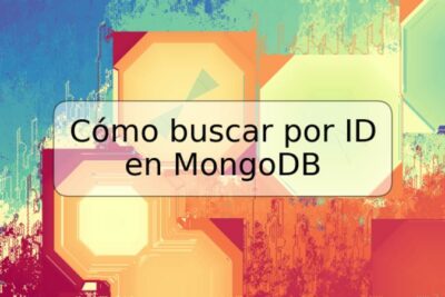 Cómo buscar por ID en MongoDB
