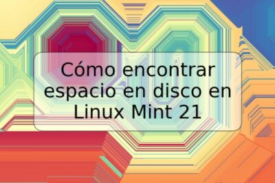 Cómo encontrar espacio en disco en Linux Mint 21