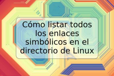 Cómo listar todos los enlaces simbólicos en el directorio de Linux