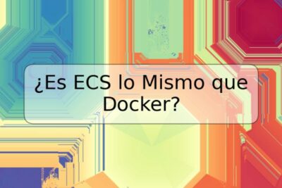 ¿Es ECS lo Mismo que Docker?