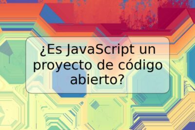 ¿Es JavaScript un proyecto de código abierto?
