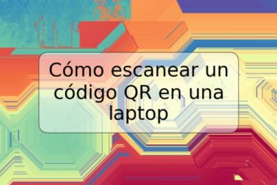 Cómo escanear un código QR en una laptop