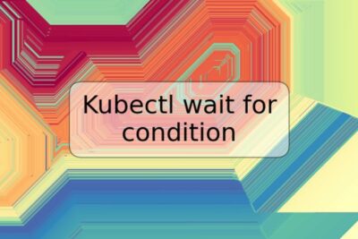 Kubectl wait for condition