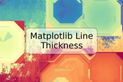 Matplotlib Line Thickness