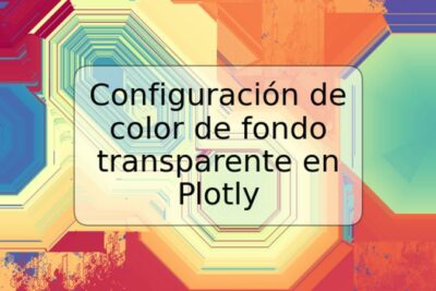 Configuración de color de fondo transparente en Plotly