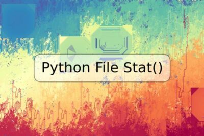 Python File Stat()