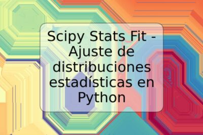 Scipy Stats Fit - Ajuste de distribuciones estadísticas en Python