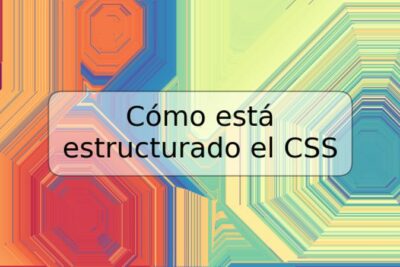 Cómo está estructurado el CSS