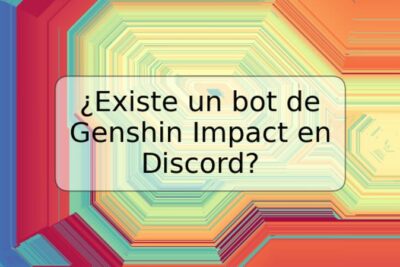 ¿Existe un bot de Genshin Impact en Discord?
