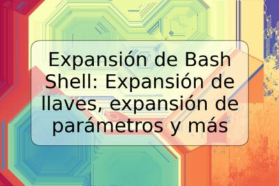 Expansión de Bash Shell: Expansión de llaves