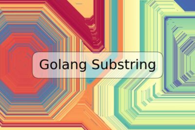 Golang Substring