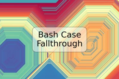Bash Case Fallthrough