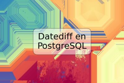 Datediff en PostgreSQL