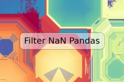 Filter NaN Pandas