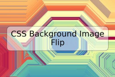CSS Background Image Flip