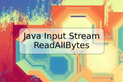 Java Input Stream ReadAllBytes