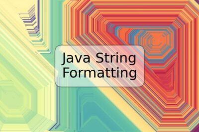 Java String Formatting
