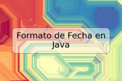 Formato de Fecha en Java