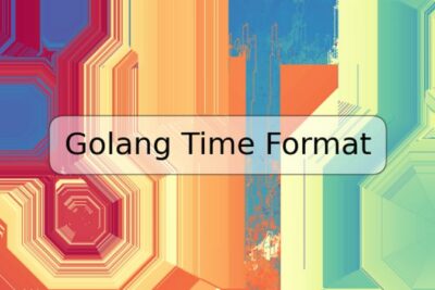 Golang Time Format