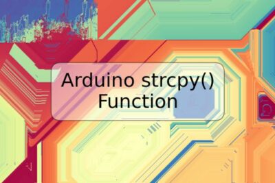 Arduino strcpy() Function