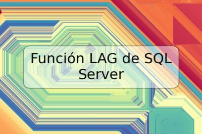 Función LAG de SQL Server