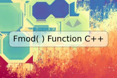 Fmod( ) Function C++