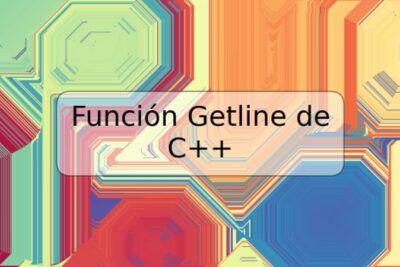 Función Getline de C++