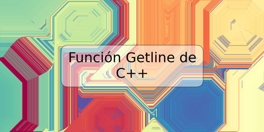 Función Getline de C++