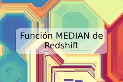 Función MEDIAN de Redshift