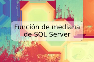 Función de mediana de SQL Server