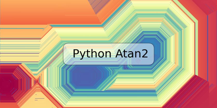 Python Atan2