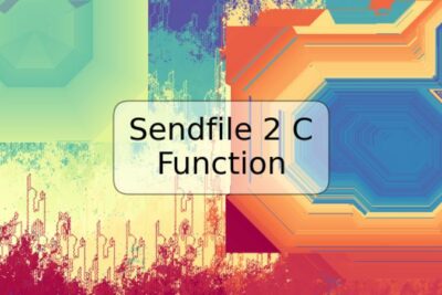 Sendfile 2 C Function