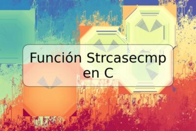 Función Strcasecmp en C
