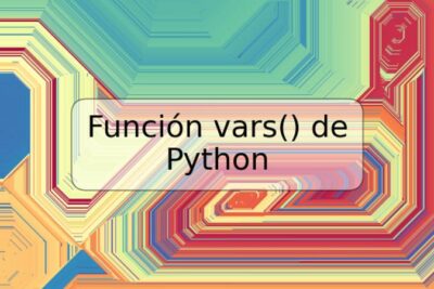 Función vars() de Python
